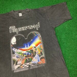 Vintage‎ Pendragon Shirt Mens XL Black 1993 The Window Of Life Album Promo 90s